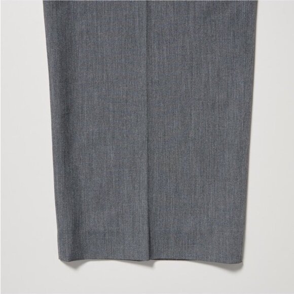 Uniqlo Functional Pleated Wide Leg Relaxed High Waisted Trouser Dress Pants sz L - Picture 7 of 7
